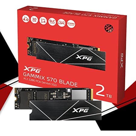 XPG GAMMIX S70 BLADE 2TB PCIe4.0 固态硬盘 支持PS5