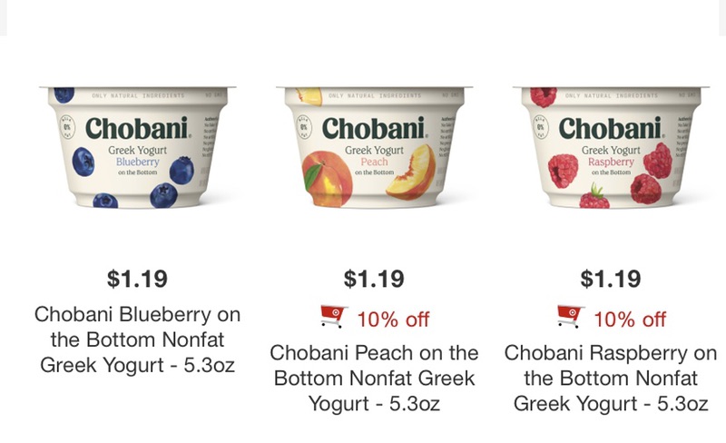 Chobani Yogurt : Target 多款酸奶等你来选！