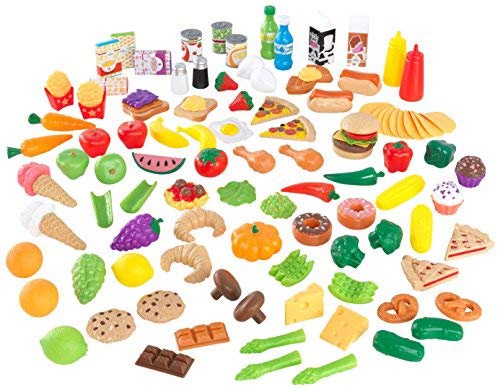 KidKraft Tasty Treats Play Food Set (115 Pieces)玩具