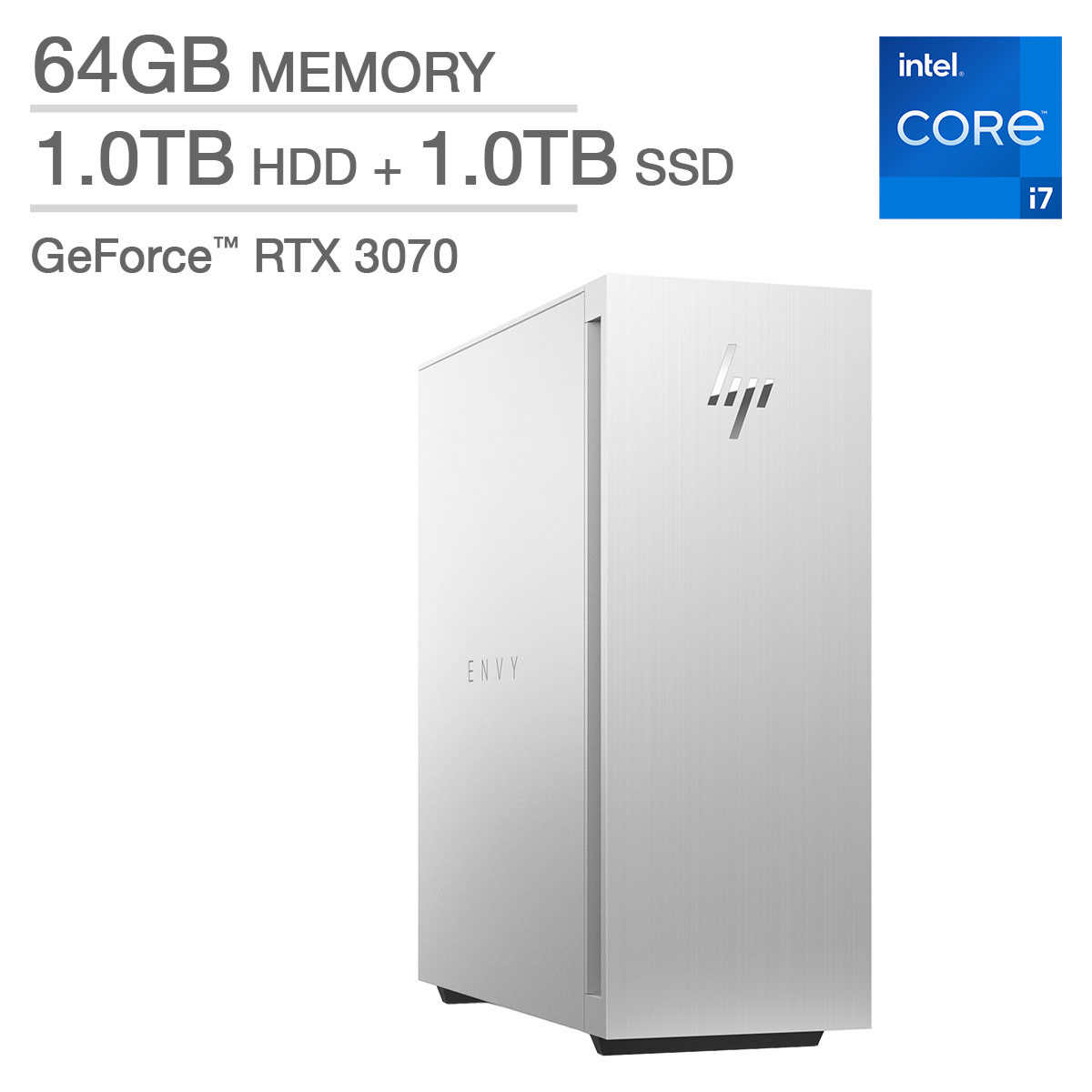 HP ENVY Desktop - 12th Gen Intel Core i7-12700K - GeForce RTX 3070 - Windows 11 