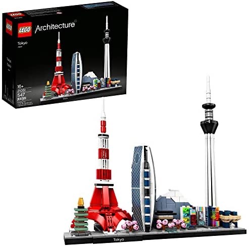 Amazon.com: LEGO Architecture Skylines: Tokyo 21051 Building Kit, Collectible Architecture Building Set for Adults, New 2020 (547 Pieces) 樂高東京