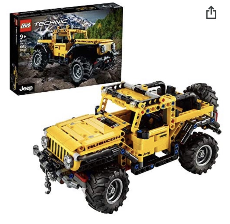 Amazon.com: LEGO Technic Jeep Wrangler 42122; an Engaging Model Building Kit for Kids Who Love High-Performance Toy Vehicles, New 2021 (665 Pieces) : Toys & Games乐高机械系列吉普牧马人