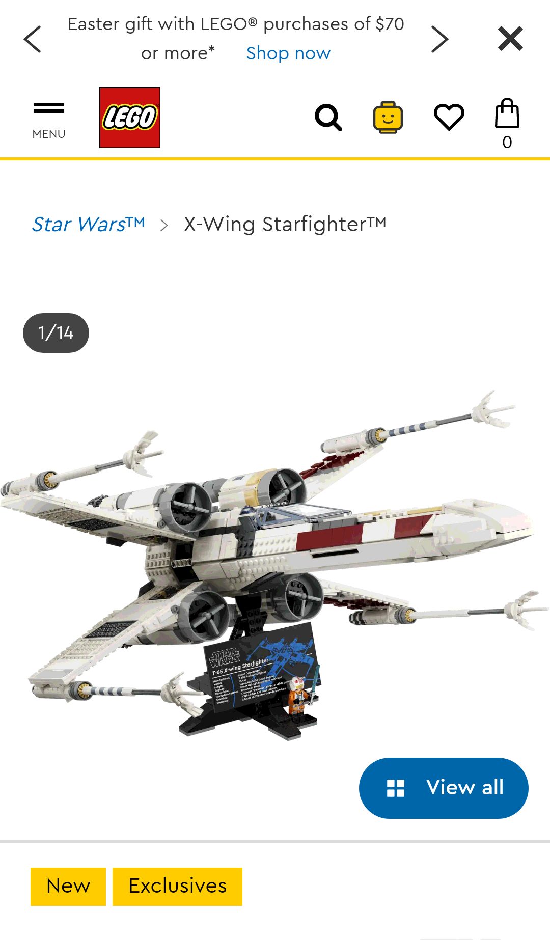 X-Wing Starfighter™ 75355 | Star Wars™ | Buy online at the Official LEGO® Shop US