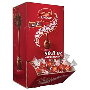 Amazon.com : Lindt LINDOR Milk Chocolate Candy Truffles, Mother&#39;s Day Chocolate, 50.8 oz., 120 Count : Grocery &amp; Gourmet Food