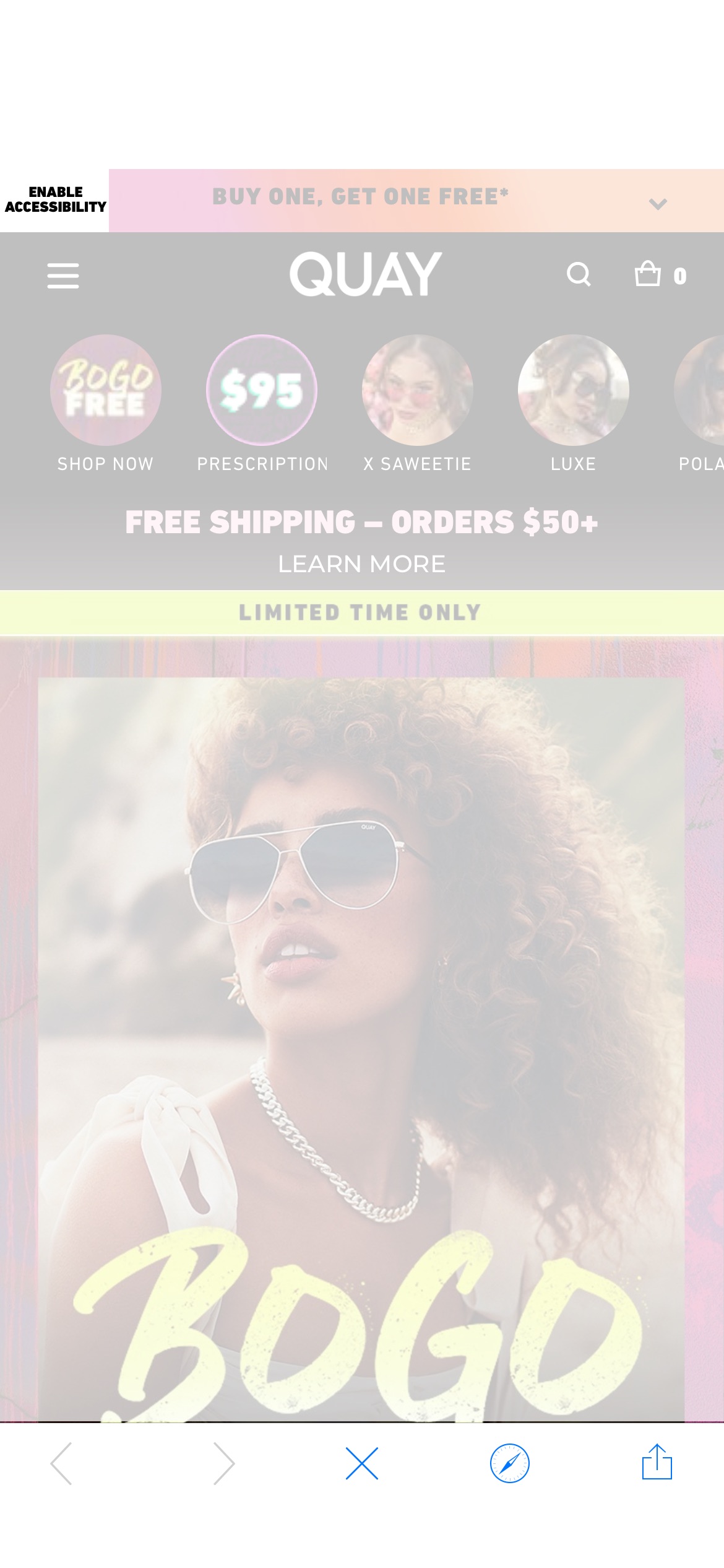Quay Australia Official US Site | Notoriously Cool Sunnies 澳洲时尚眼镜品牌