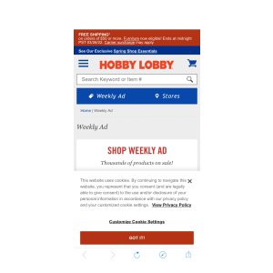 Hobby Lobby 家居飾品50% off / 復活節擺設40% off