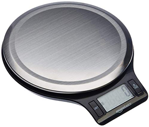 Amazon.com: Amazon Basics Stainless Steel Digital Kitchen Scale with LCD Display, Batteries Included: Kitchen & Dining 厨房秤