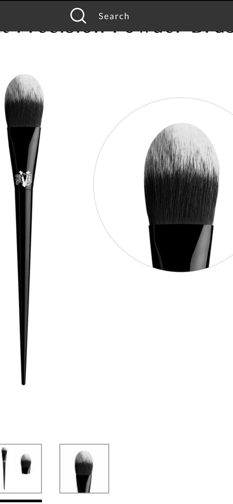 Lock-It Precision Powder Brush #25 - KVD Beauty | Loose Powder Brush 散粉刷