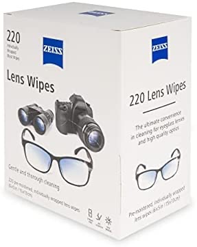 蔡司眼镜，镜头酒精清洁布 Amazon.com: Zeiss Lens Wipes, White, 220 Count : Health & Household