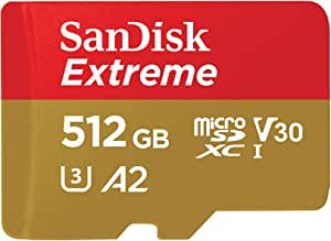 512GB Extreme microSDXC UHS-I 存储卡