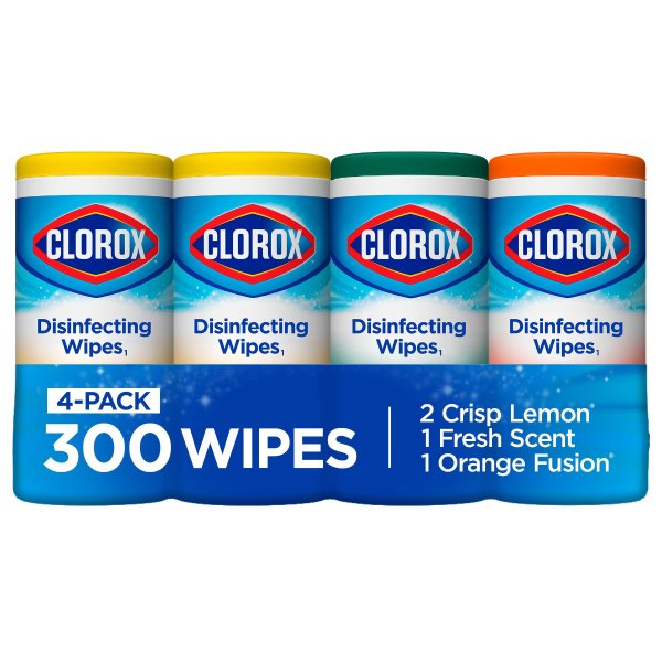 Disinfecting Wipes, 300 Count Value Pack