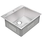 FORIOUS 30 Undermount kitchen Sink, 16 Gauge Stainless Steel Kitchen Sink Single Bowl 不锈钢厨房洗菜池