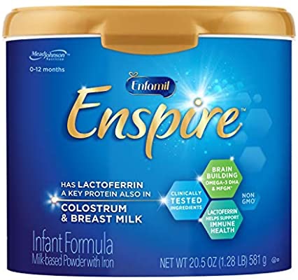 亚马逊20oz 罐装Enfamil Enspire Baby Formula subscribe&save 首单每罐减$8.49，限四罐