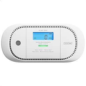 X-Sense Carbon Monoxide Detector Alarm with Digital LCD Display