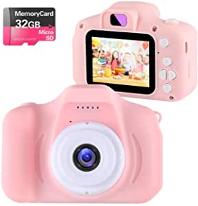 Amazon.com: Kids Toys Children Digital Camera for 3-7 Year Old Boys Girls,NINE CUBE Kids Action Camera,T相机
