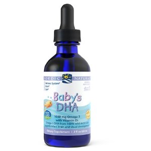 Nordic Naturals 婴儿液体鱼肝油，含EPA+DHA +维生素 D3