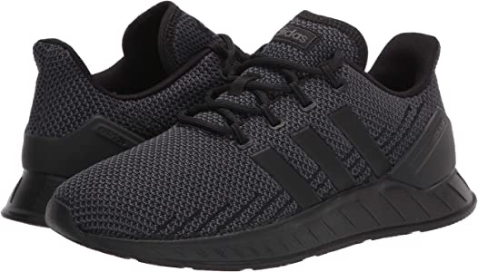 Amazon.com | adidas mens Questar Flow Nxt Running Shoe, Black/Black/Grey, 10 US | Road Running