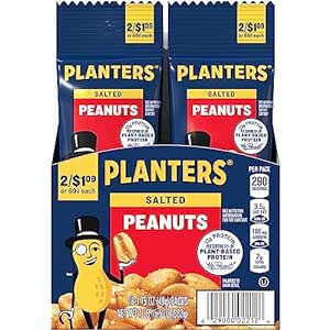 Amazon.com : PLANTERS Salted Peanuts, 1.75 oz. (18-Pack) : Everything Else