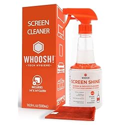 Amazon.com: WHOOSH! 2.0 Screen Cleaner Kit - [New REFILLABLE 16.9 Oz ] Best for Smartphones, iPads, Eyeglasses, TV Screen Cleaner, LED, LCD,Computer, Laptop &amp; Touchscreen 