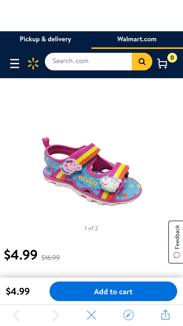 Peppa Pig 儿童拖鞋