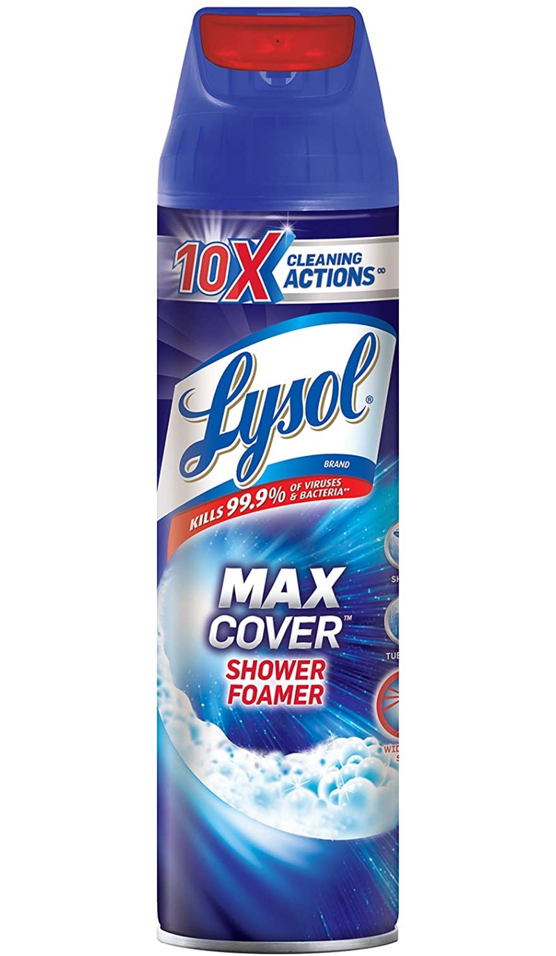 Amazon.com: Lysol Max Cover Shower Foamer 19oz, packaging may vary: Health & Personal Care亚马逊补货啦