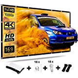 Amazon.com: Projector Screen 120 Inch, Losong 16:9 4K HD Foldable Wrinkle-Free Polyester Portable Movie投影布
