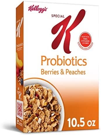 Kellogg's Special K Probiotics Berries And Peaches