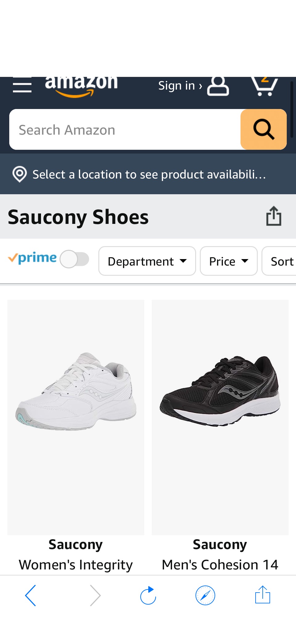 Saucony Shoes促销32.28起