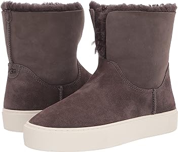 Amazon.com | UGG Women's LYNUS Sneaker, THUNDER CLOUD SUEDE, 6 | Ankle & Bootie