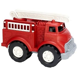 $19.49 消防车玩具 Amazon.com: Green Toys Fire Truck - BPA Free, Phthalates Free Imaginative Play Toy for Improving Fine Motor, Gross Motor Skills. Toys for Kids: Toys & Games