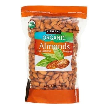 Kirkland Signature Organic Almonds, 1.7 