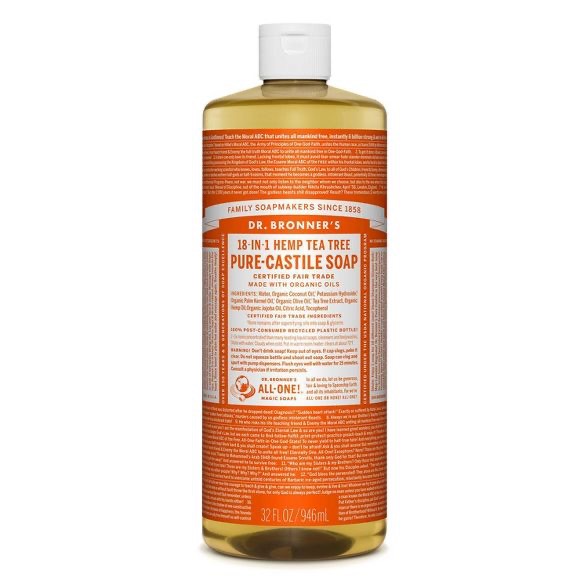 Dr.Bronner's Castile Soap 橄榄液体皂32 Fl Oz