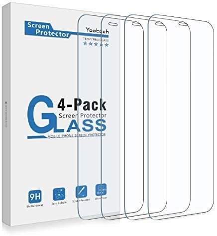 Screen Protector for iPhone 12 Mini [4 Pack]