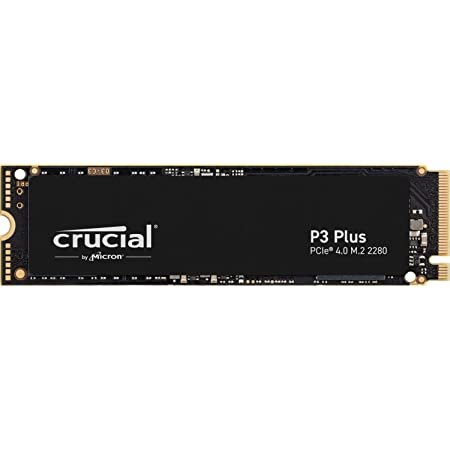 Crucial P3 Plus 1TB PCIe4.0 3D NAND NVMe M.2 固态硬盘