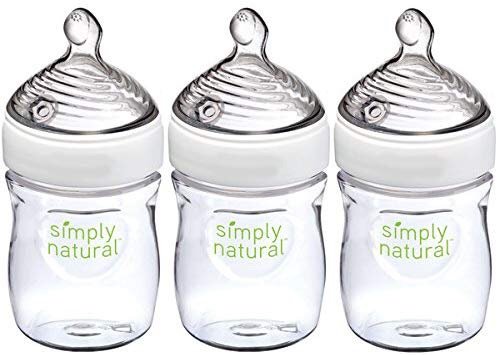 NUK Simply Natural Baby Bottle 5oz 3-Pack