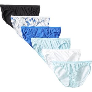 Hanes Women's 6-Pack Cotton Bikini Panty Sale