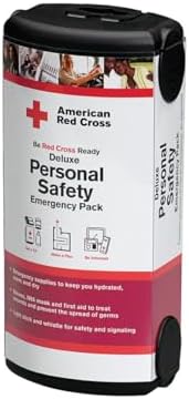 Amazon.com: American Red Cross RC-613 Deluxe Personal Safety Emergency Pack By First Aid Only : Health &amp; Household