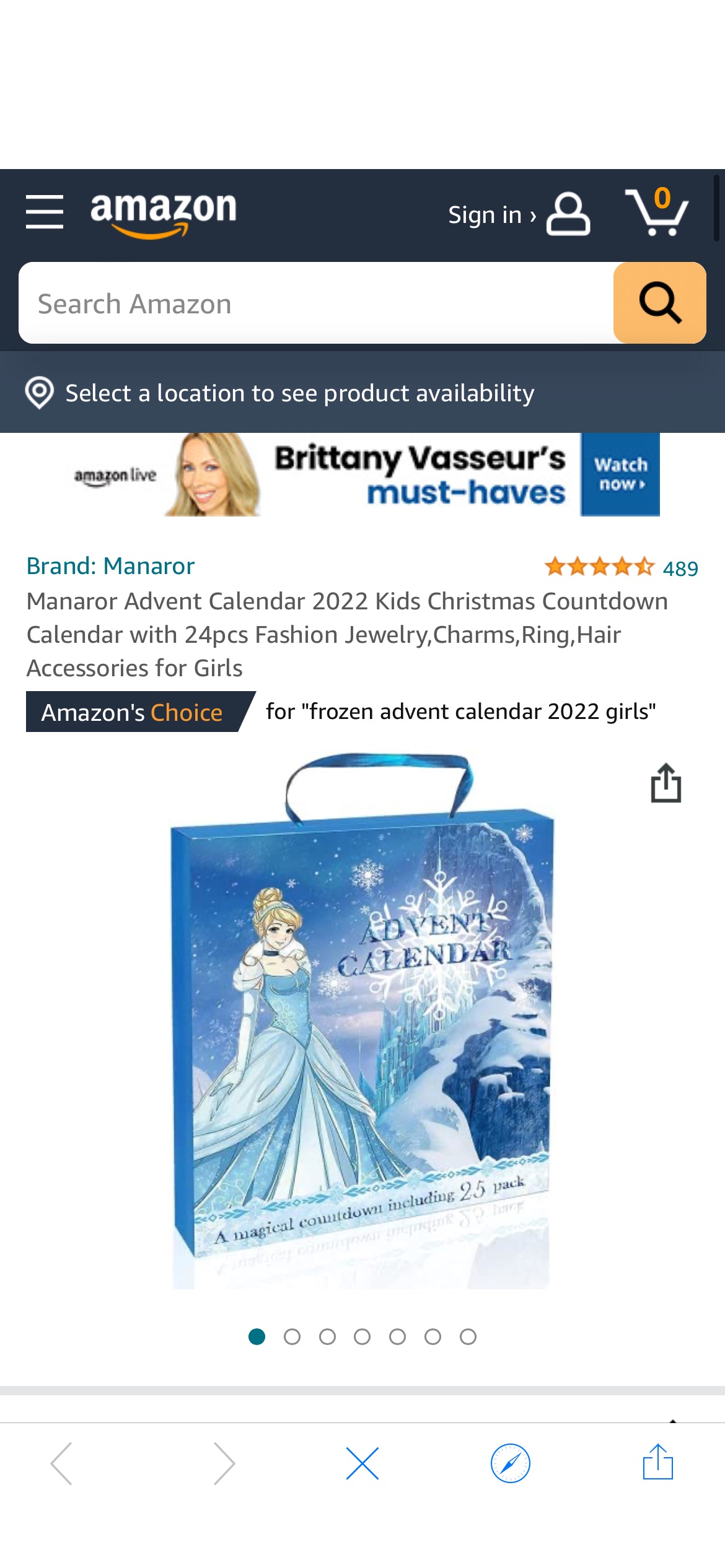 Amazon.com: Manaror Advent Calendar 2022 Kids Christmas 圣诞Countdown Calendar with 24pcs Fashion Jewelry,Charms,Ring,Hair Accessories for Girls : Everything Else