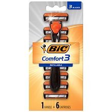 Comfort3 Three-Blade Disposable Razor for Men