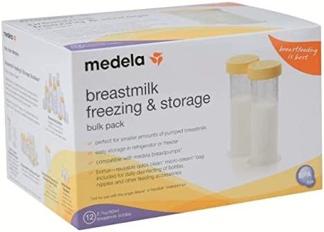 Medela Breast Milk Storage Bottles, 2.7 Ounce Containers