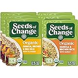 Amazon.com : SEEDS OF CHANGE Organic Rice Variety Pack Quinoa and Brown Rice with Garlic &amp; Whole Grain Brown Basmati Rice 8.5 oz. (Pack of 6) : Grocery &amp; Gourmet Food