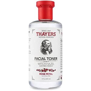 $7.69 Amazon.com : THAYERS 玫瑰味爽肤水Alcohol-Free Rose Petal Witch Hazel Facial Toner with Aloe Vera Formula, 12 Ounce : Facial Toners : Beauty & Personal Care