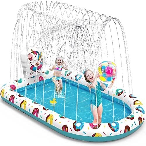 VATOS Inflatable Sprinkler Pool for Kids