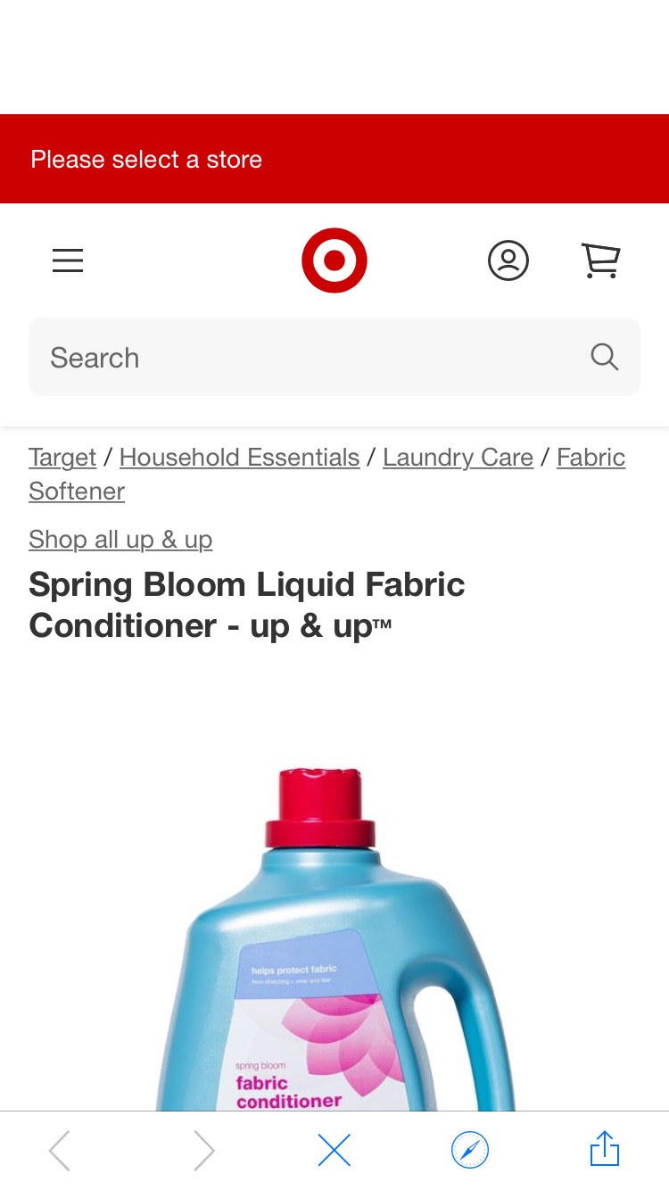 Spring Bloom Liquid Fabric Conditioner - 129 Fl Oz/150 Loads - Up & Up™ : Target
