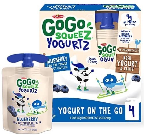 yogurtZ Blueberry, 3 oz. (4 Pouches)