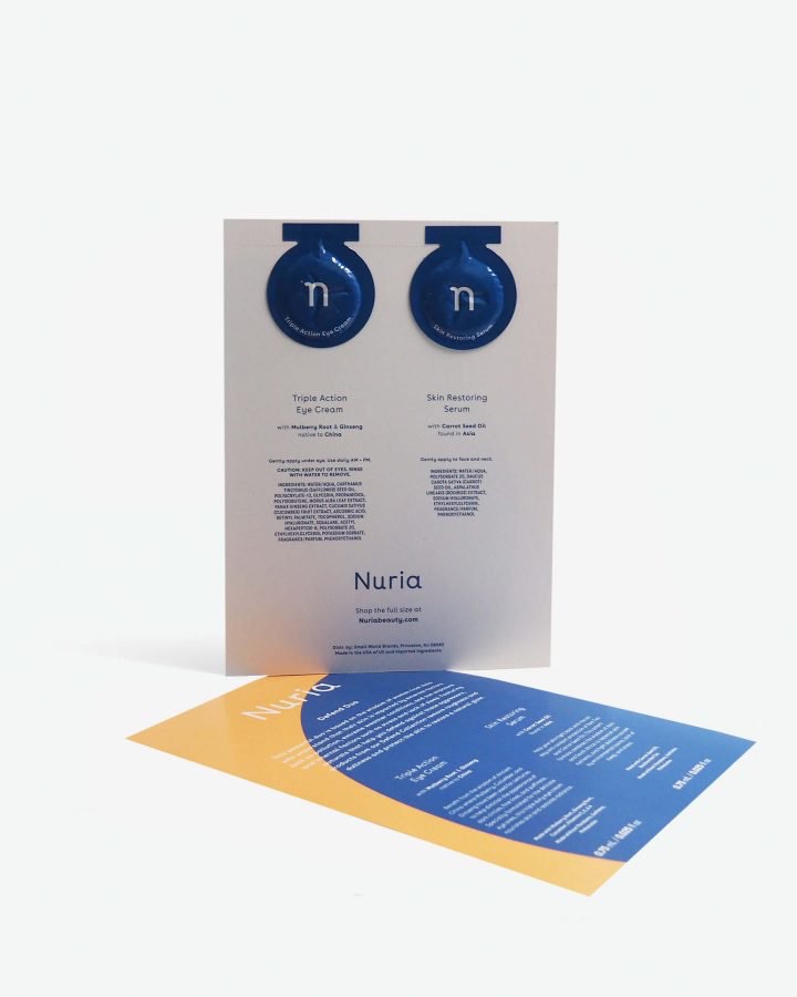 Free Sample Request | Nuria Beauty