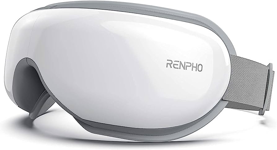 Amazon.com: RENPHO Eyeris 1 - Eye Massager with Heat, Heated Eye Mask with Bluetooth Music for Migraine, Eye Care Face Massager, Eye Machine for Relax Eye Strain Dark Circle Eye Bags Dry Eye, Gifts for Wife/Man : Health & Household