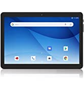 Android Tablet 10 Inch Tablet 3G Phablet, 6000mAh Battery, 10.1&quot; Full HD Display, 2GB+32GB, GMS Certified, Dual SIM Card Slots Cameras Speakers, Support 128GB Micro SD Bluetooth WiFi GPS, Black