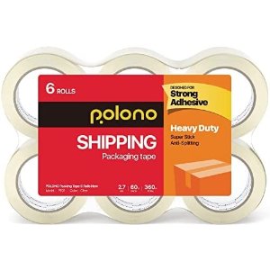 POLONO Shipping Tape 6 Rolls