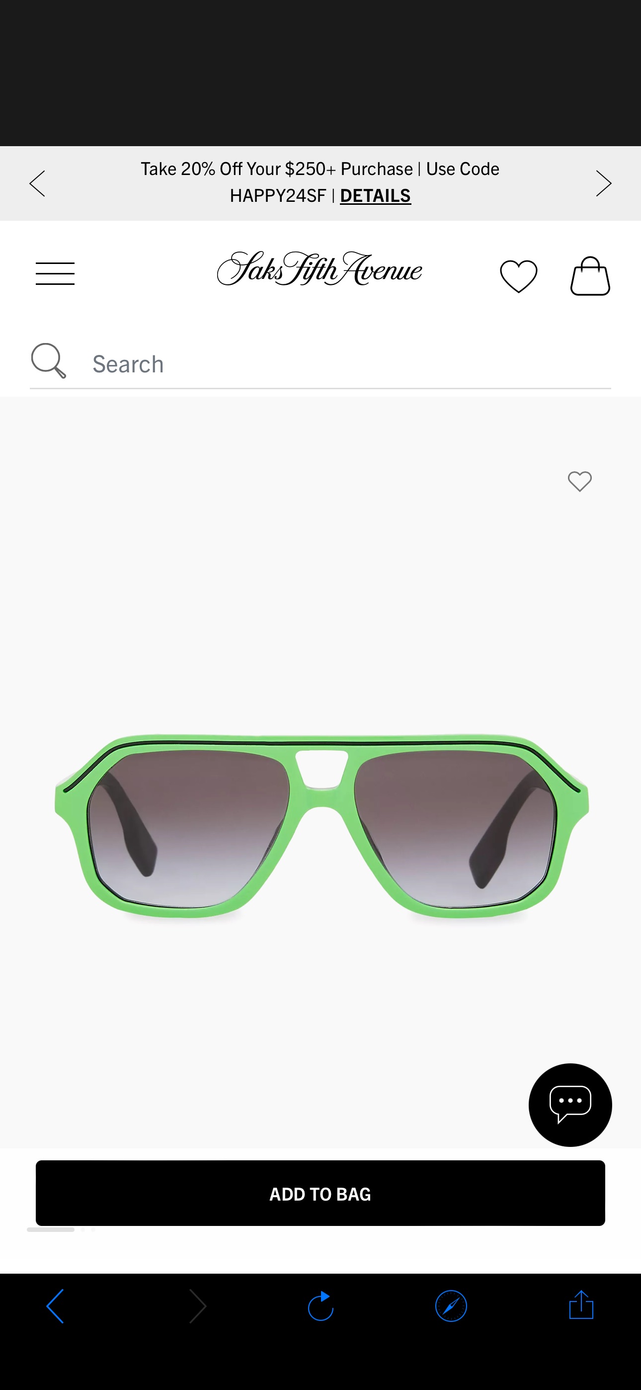 Shop Burberry Boy's Wade Aviator Sunglasses | Saks Fifth Avenue
